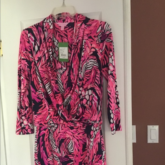 Lilly Pulitzer Felizia Silk Dress - Picture 2 of 2